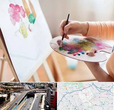 آموزشگاه نقاشی اکریلیک در ستارخان شیراز