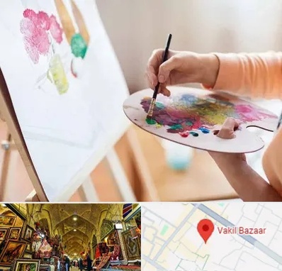 آموزشگاه نقاشی اکریلیک در بازار وکیل شیراز