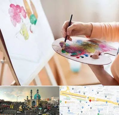 آموزشگاه نقاشی اکریلیک در رسالت