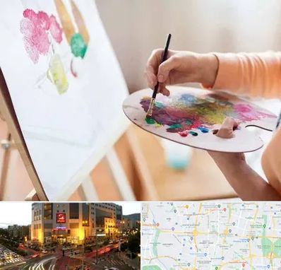 آموزشگاه نقاشی اکریلیک در جنت آباد تهران 