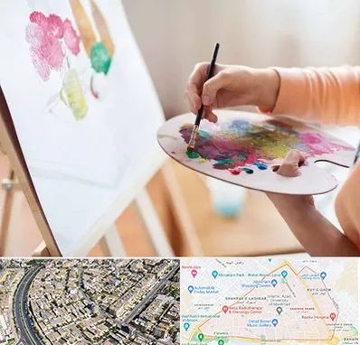 آموزشگاه نقاشی اکریلیک در شهرک غرب مشهد
