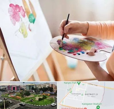 آموزشگاه نقاشی اکریلیک در تهرانسر 