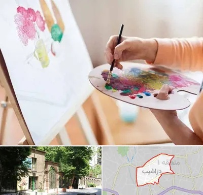 آموزشگاه نقاشی اکریلیک در دزاشیب