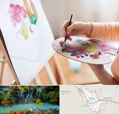 آموزشگاه نقاشی اکریلیک در دورود