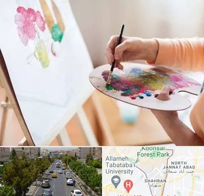 آموزشگاه نقاشی اکریلیک در شهران 