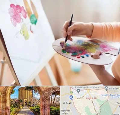 آموزشگاه نقاشی اکریلیک در شهر ری