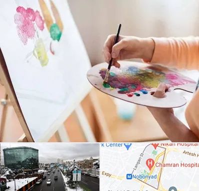 آموزشگاه نقاشی اکریلیک در اقدسیه 