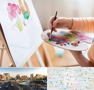 آموزشگاه نقاشی اکریلیک در منطقه 7 تهران