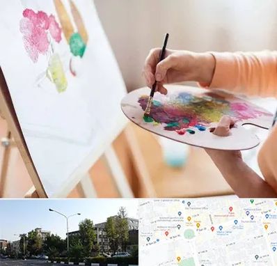 آموزشگاه نقاشی اکریلیک در میدان کاج