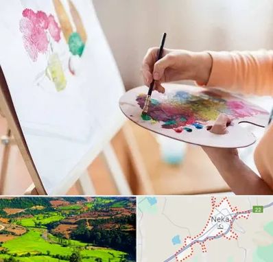 آموزشگاه نقاشی اکریلیک در نکا