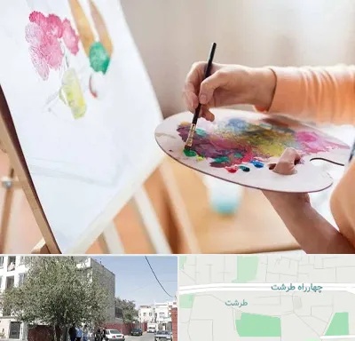 آموزشگاه نقاشی اکریلیک در طرشت