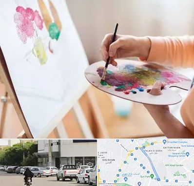 آموزشگاه نقاشی اکریلیک در قدوسی شرقی شیراز