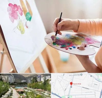 آموزشگاه نقاشی اکریلیک در بلوار تعاون