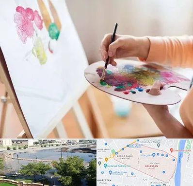 آموزشگاه نقاشی اکریلیک در گلستان اهواز