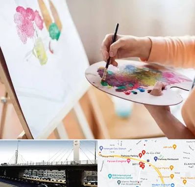 آموزشگاه نقاشی اکریلیک در پارک وی 