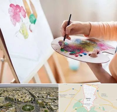 آموزشگاه نقاشی اکریلیک در قزوین