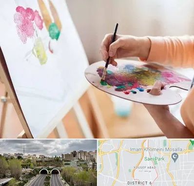آموزشگاه نقاشی اکریلیک در یوسف آباد 