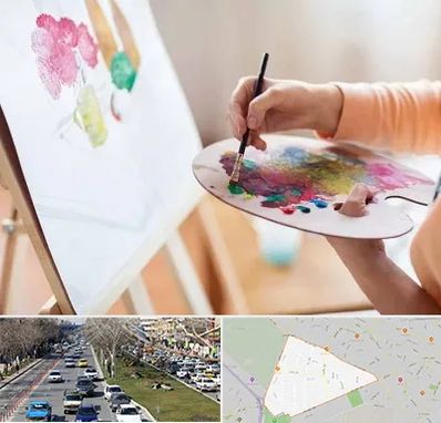 آموزشگاه نقاشی اکریلیک در احمدآباد مشهد