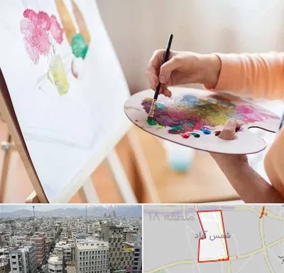 آموزشگاه نقاشی اکریلیک در شمس آباد تهران