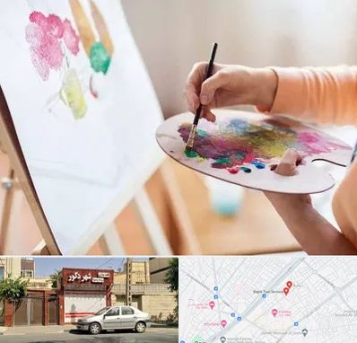 آموزشگاه نقاشی اکریلیک در باجک قم