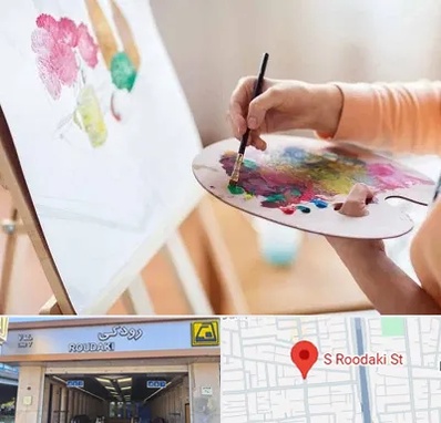 آموزشگاه نقاشی اکریلیک در رودکی