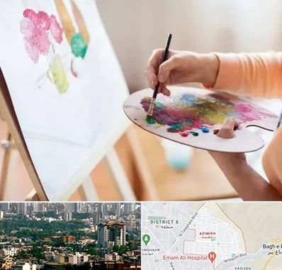 آموزشگاه نقاشی اکریلیک در عظیمیه کرج 