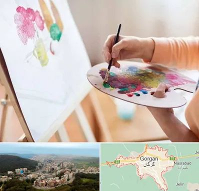 آموزشگاه نقاشی اکریلیک در گرگان