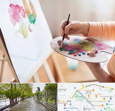 آموزشگاه نقاشی اکریلیک در خیابان ارم شیراز