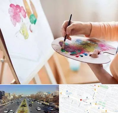 آموزشگاه نقاشی اکریلیک در بلوار معلم مشهد