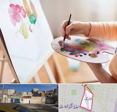 آموزشگاه نقاشی اکریلیک در اتابک