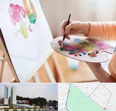 آموزشگاه نقاشی اکریلیک در بلوار فلسیطین مشهد