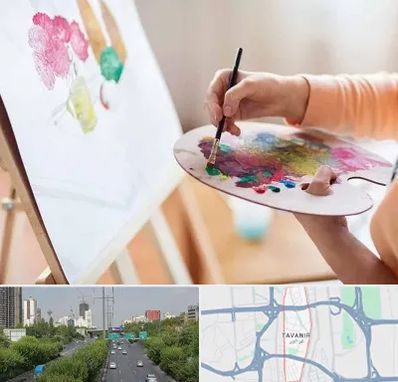 آموزشگاه نقاشی اکریلیک در توانیر