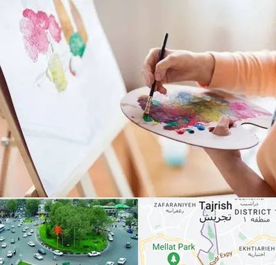 آموزشگاه نقاشی اکریلیک در تجریش 