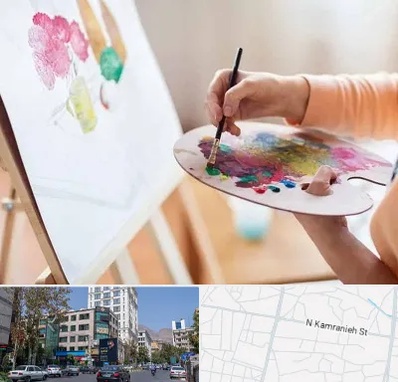 آموزشگاه نقاشی اکریلیک در کامرانیه