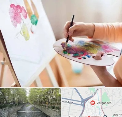 آموزشگاه نقاشی اکریلیک در زرگنده