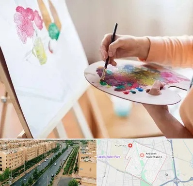 آموزشگاه نقاشی اکریلیک در فاز سه اندیشه