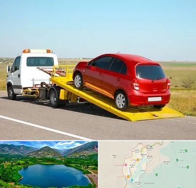 یدک کش خودرو در رودبار