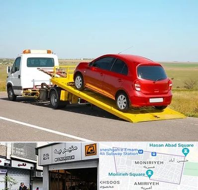 یدک کش خودرو در منیریه 