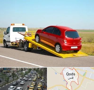 یدک کش خودرو در شهر قدس