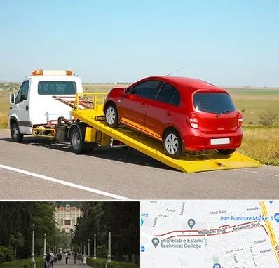 یدک کش خودرو در بلوار معلم رشت 