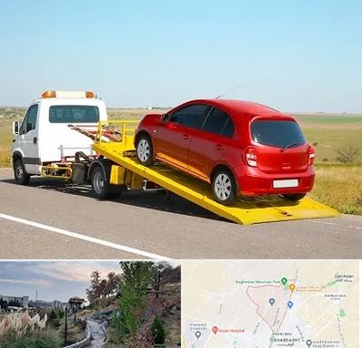 یدک کش خودرو در باغستان کرج