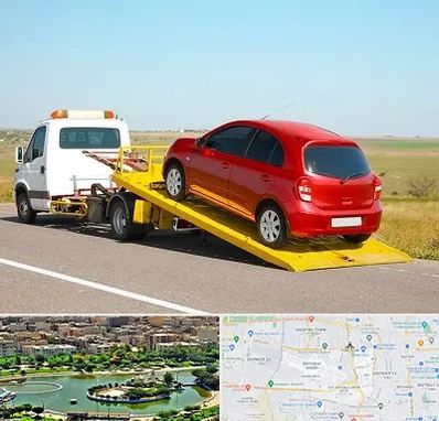 یدک کش خودرو در منطقه 9 تهران