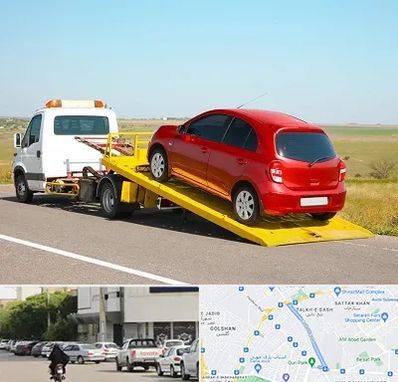 یدک کش خودرو در قدوسی شرقی شیراز