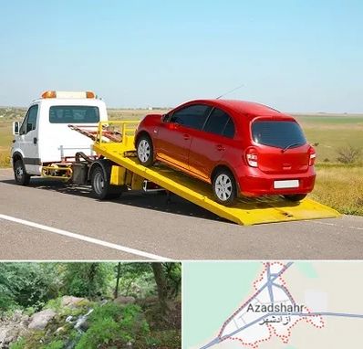 یدک کش خودرو در آزادشهر