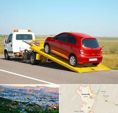 یدک کش خودرو در سنندج