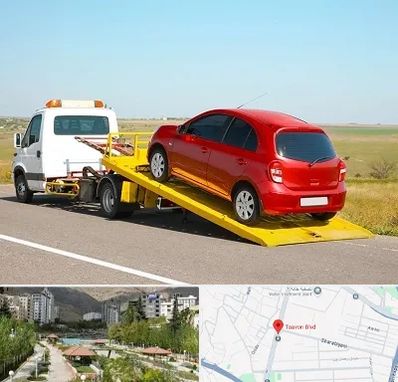 یدک کش خودرو در بلوار تعاون