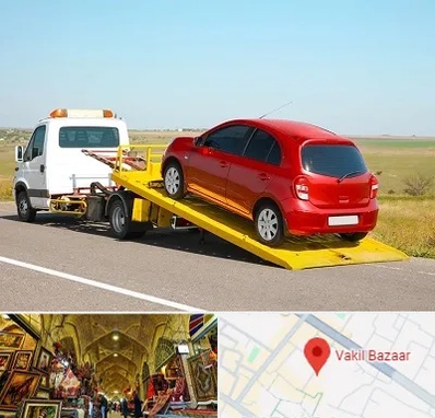 یدک کش خودرو در بازار وکیل شیراز