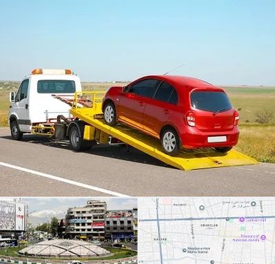 یدک کش خودرو در مرکز تهران