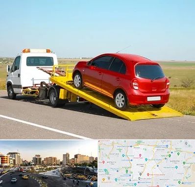 یدک کش خودرو در منطقه 7 تهران