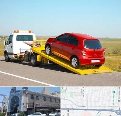 یدک کش خودرو در بلوار ابوذر